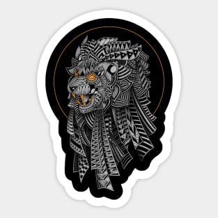 Barbarian Lion Sticker